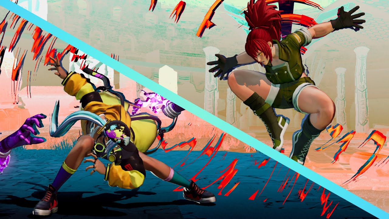 KOF XV - Orochi Leona? VS Re Verse Isla