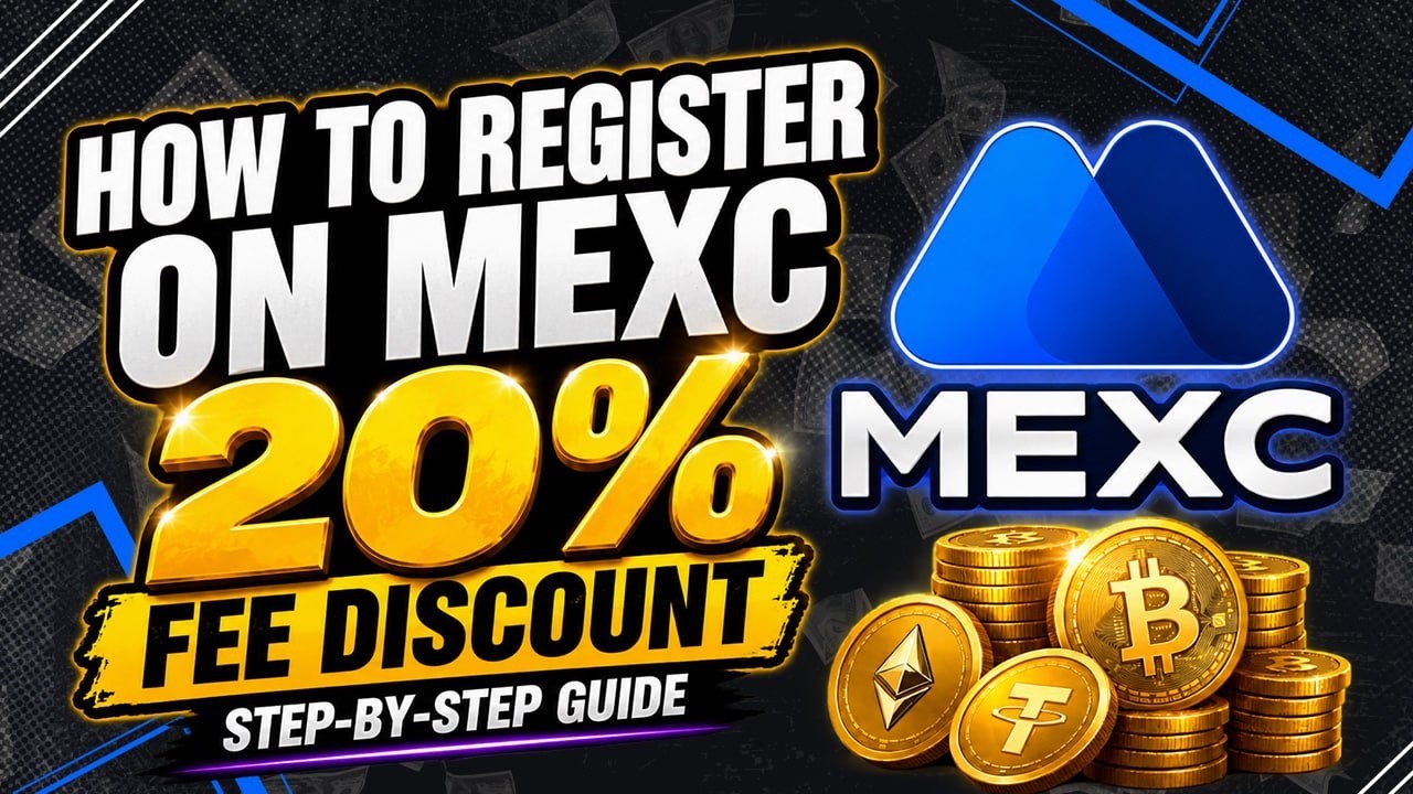 How to Register on MEXC (2026) | Get 20% Trading Fee Discount + Step-by-Step Guide