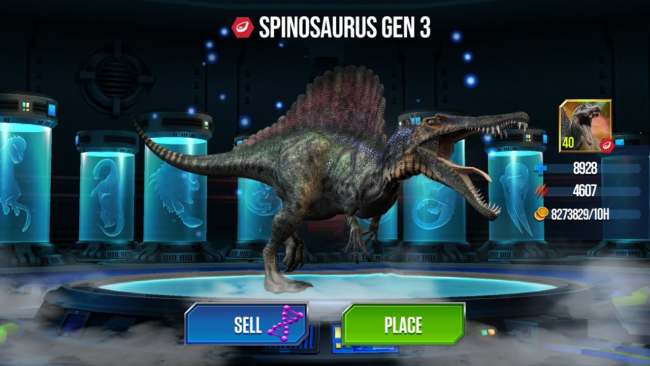 GEN 3 DINOS in JURASSIC WORLD THE GAME!?!!?