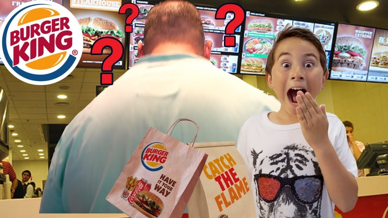 DIE PERSON VOR MIR ENTSCHEIDET was ich esse: BURGER KING 🍔🍟