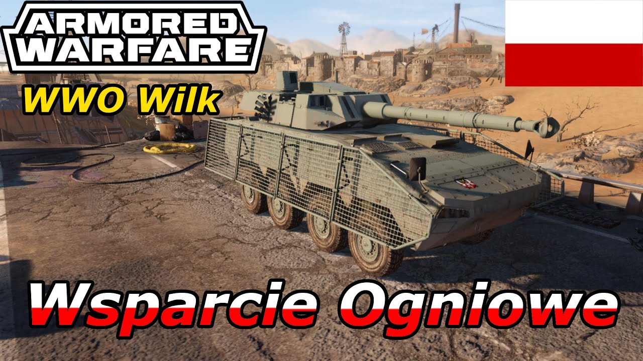 Wilcze wsparcie ogniowe | WWO Wilk | Armored Warfare Gameplay Po Polsku