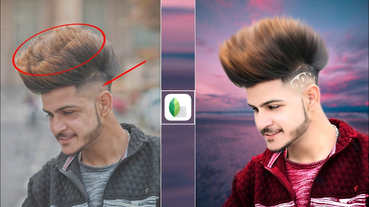 Snapseed Hair Style Editing || Snapseed Hair + White Face Photo Editing || Snapseed Cb Editing