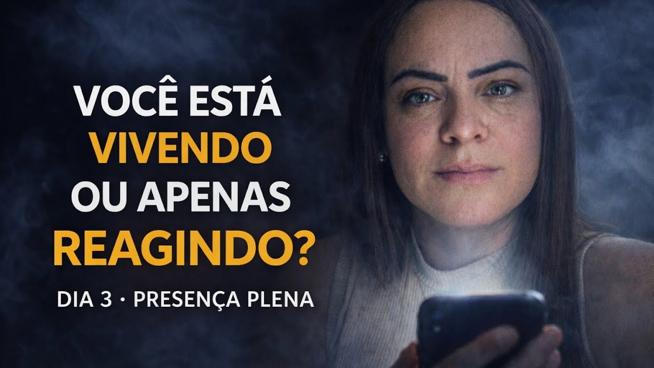 VOCÊ ESTÁ VIVENDO… OU SÓ REAGINDO? @CamilaGeradosnoSecreto 