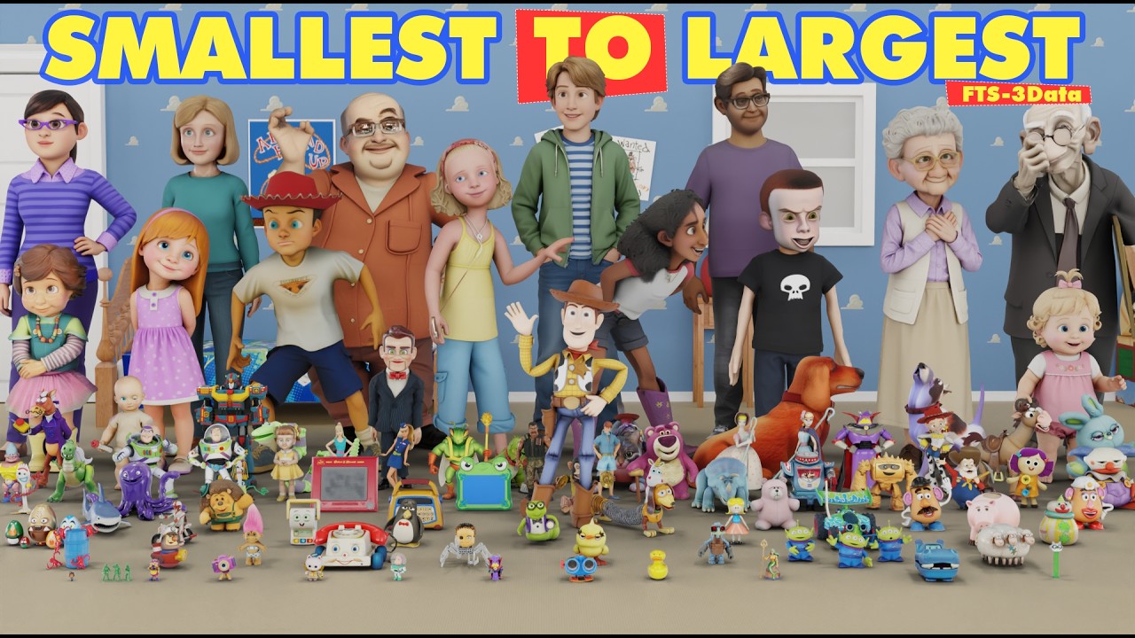 The REAL Size of Every Toy Story Character Will Surprise You!