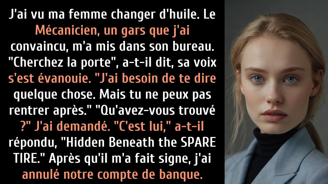 Mon ami m&eacute;canicien a trouv&eacute; quelque chose d'horrifiant dans la voiture de ma femme.