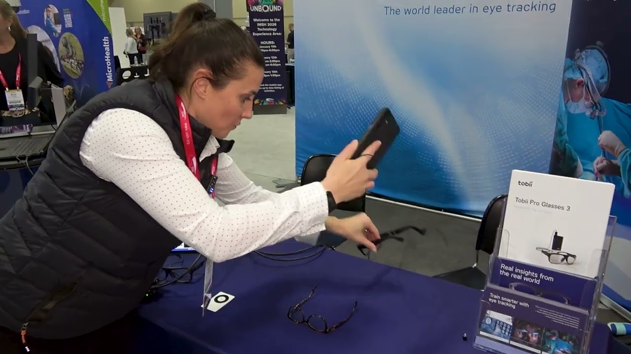 Tobii Pro - Презентация поставщиков решений для медицинского моделирования на конференции IMSH 20...