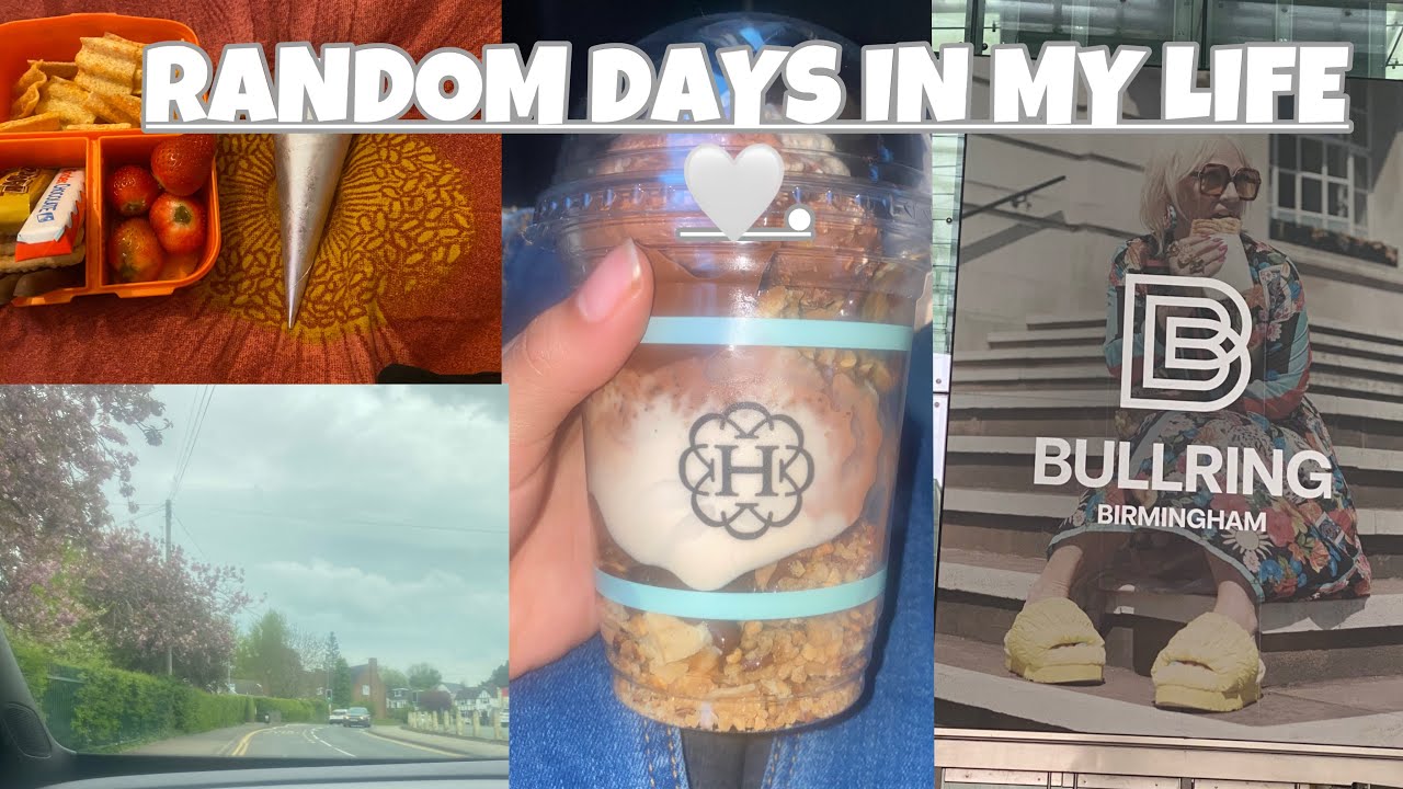 RANDOM DAYS IN MY LIFE ꨄ spring break,eating,town,friends