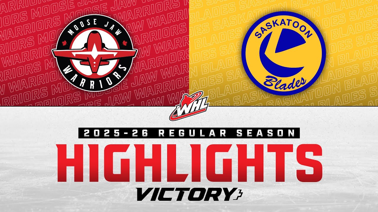 Moose Jaw Warriors at Saskatoon Blades 11/07 | WHL Highlights 2025-26