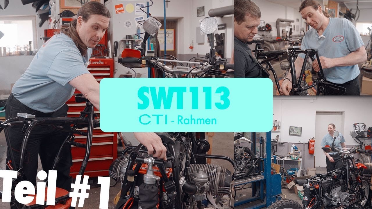 Rahmentausch,  CTI Rahmen wird durch SWT-SPORTS  No 113 BMW Motorrad Rahmen getauscht! @bmwmotorrad