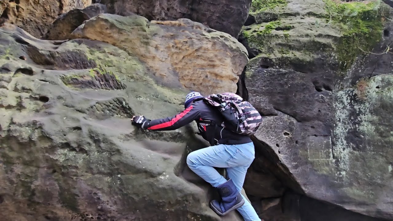 Eine Kraxeltour auf dem Rauenstein!
