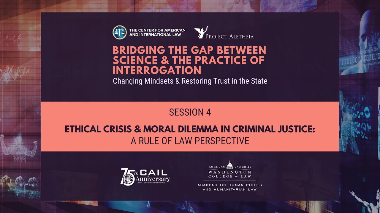 Ethical Crisis & Moral Dilemma in Criminal Justice: A Rule of Law Perspective