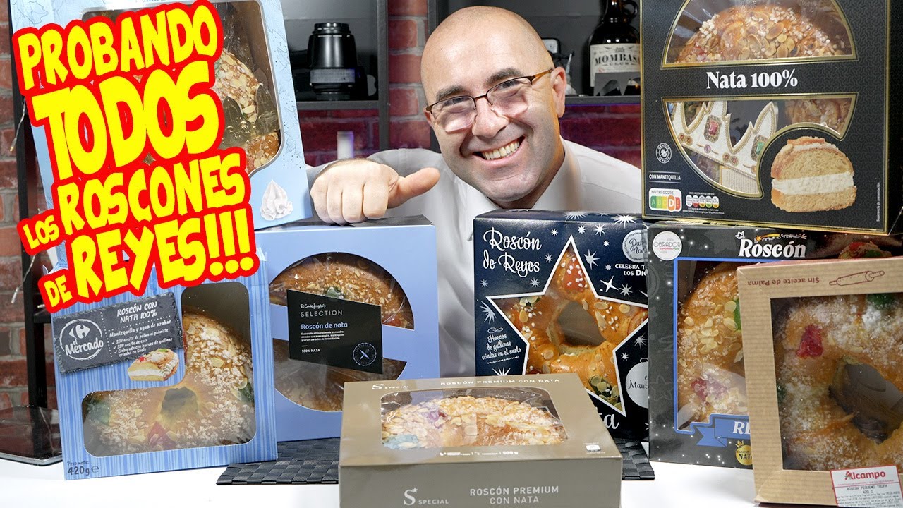RANKING probando TODOS los ROSCONES de REYES de SUPERMERCADO!!!
