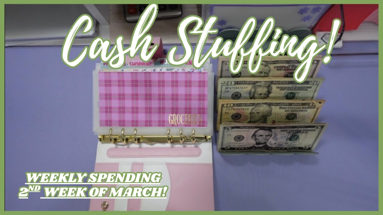 Cash Stuffing Weekly Spending | 2nd Week of March!