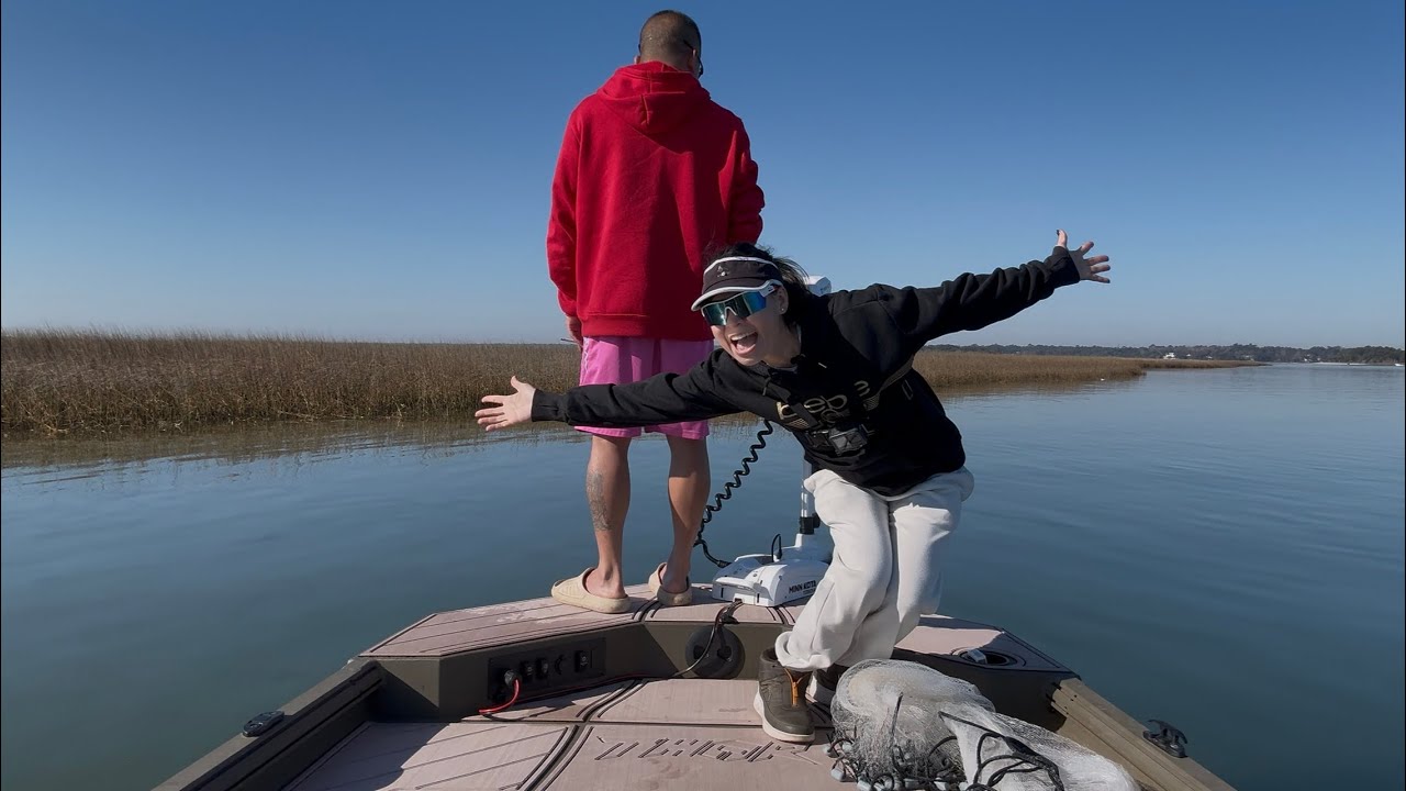 Cuộc sống Mỹ ở North Carolina săn bắt ốc bên đảo của bà hai lúa 🌾🎣👍🇺🇸❤️Mar1,2026❤️