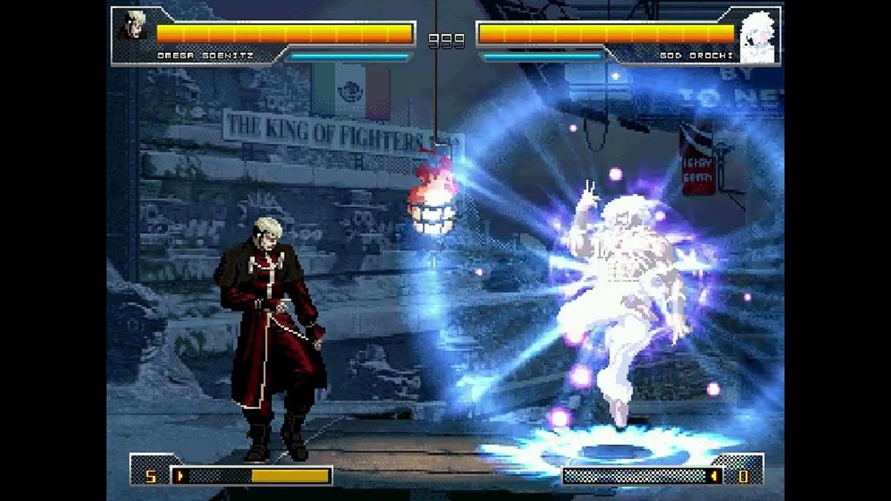 KOF 2002 UM Mugen - Omega Goenitz Vs God Orochi ( Mugen Download Link )