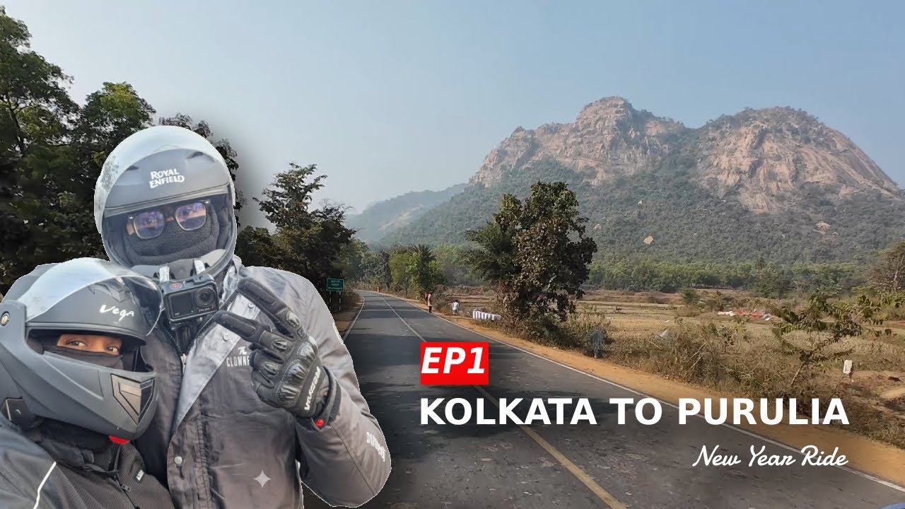 EP1 | Kolkata to Purulia | Ajodhya Hills on Meteor 350 | Scenic Route via Jhargram & Belpahari 🏔️🏍️