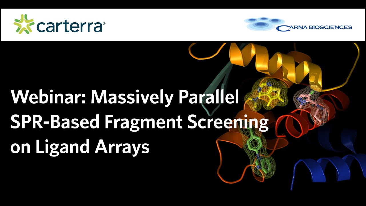 Webinar: Massively Parallel SPR Based Fragment Screening on Ligand Arrays