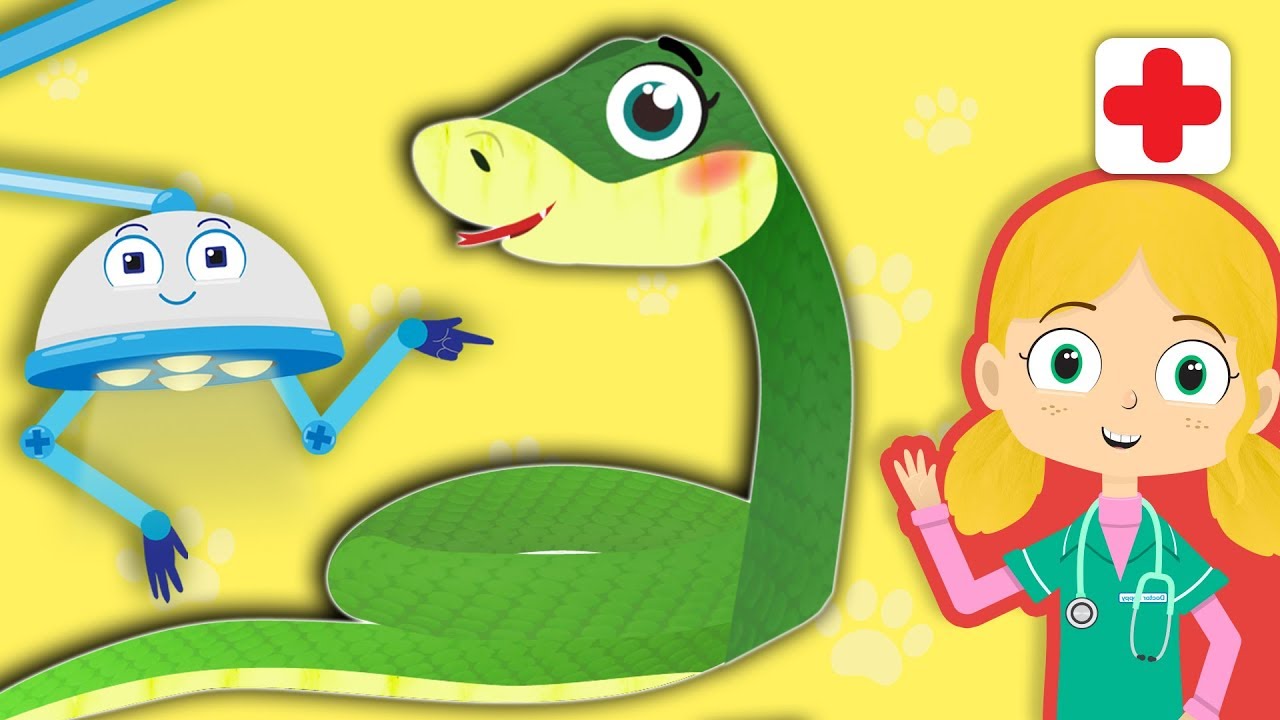 Sally The Snake Visits Dr Poppy's Pet Rescue | Animals For Toddlers