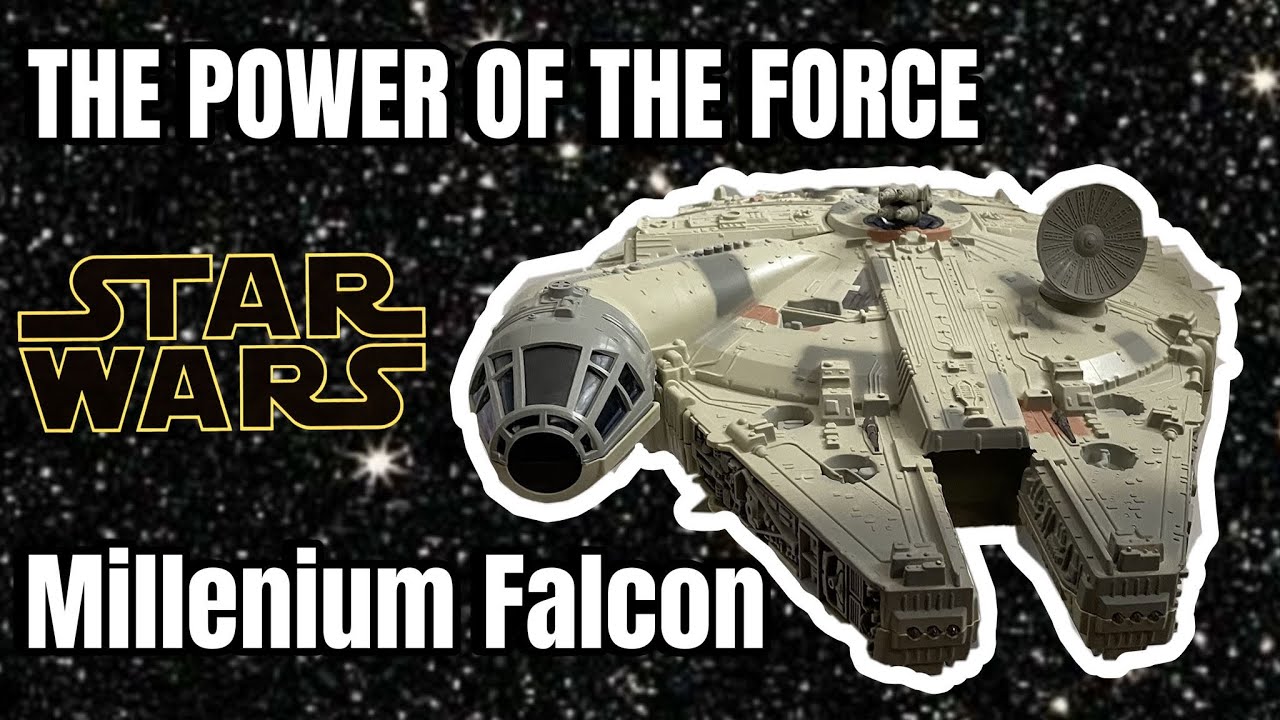 STAR WARS The Power Of The Force Electronic Millenium Falcon (1995) | Even more Disney Droids!