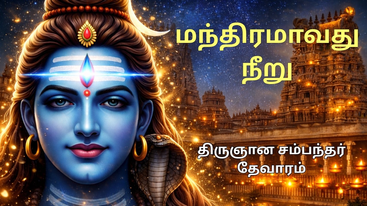 மந்திரமாவது நீறு | திருஞான சம்பந்தர் தேவாரம் | திரு ஆலவாய் | MANDHIRAMAVADHU NEERU | MADHURAI