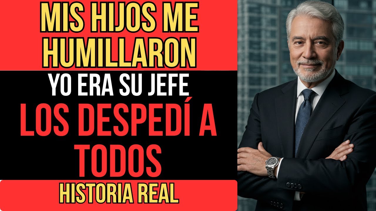 MIS HIJOS ME HUMILLARON EN LA CENA, AL DÍA SIGUIENTE LOS DESPEDÍ A TODOS