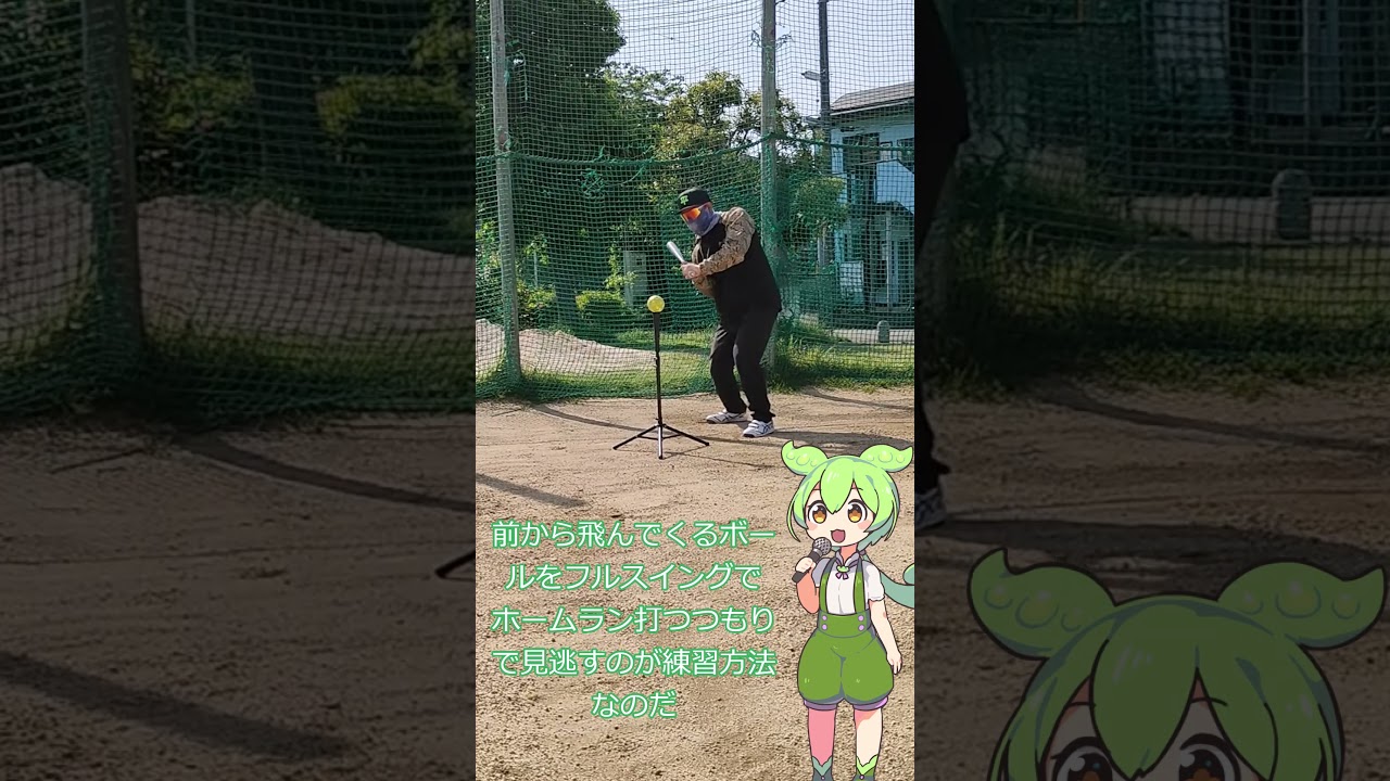 【バッティング】引っ張り癖について【ずんだもん解説】