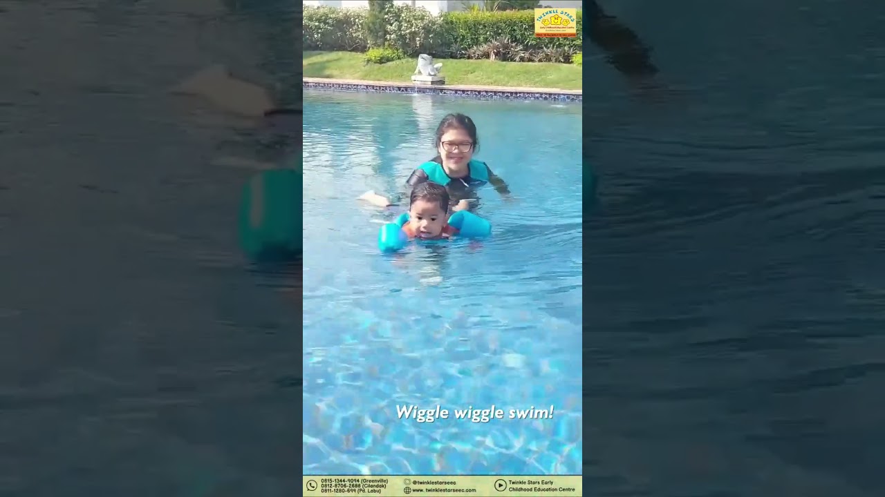 Swimming Fun at Twinkle Stars Pondok Labu Daycare!