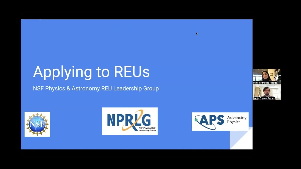 Finding Undergrad Research Opportunities (REUs)