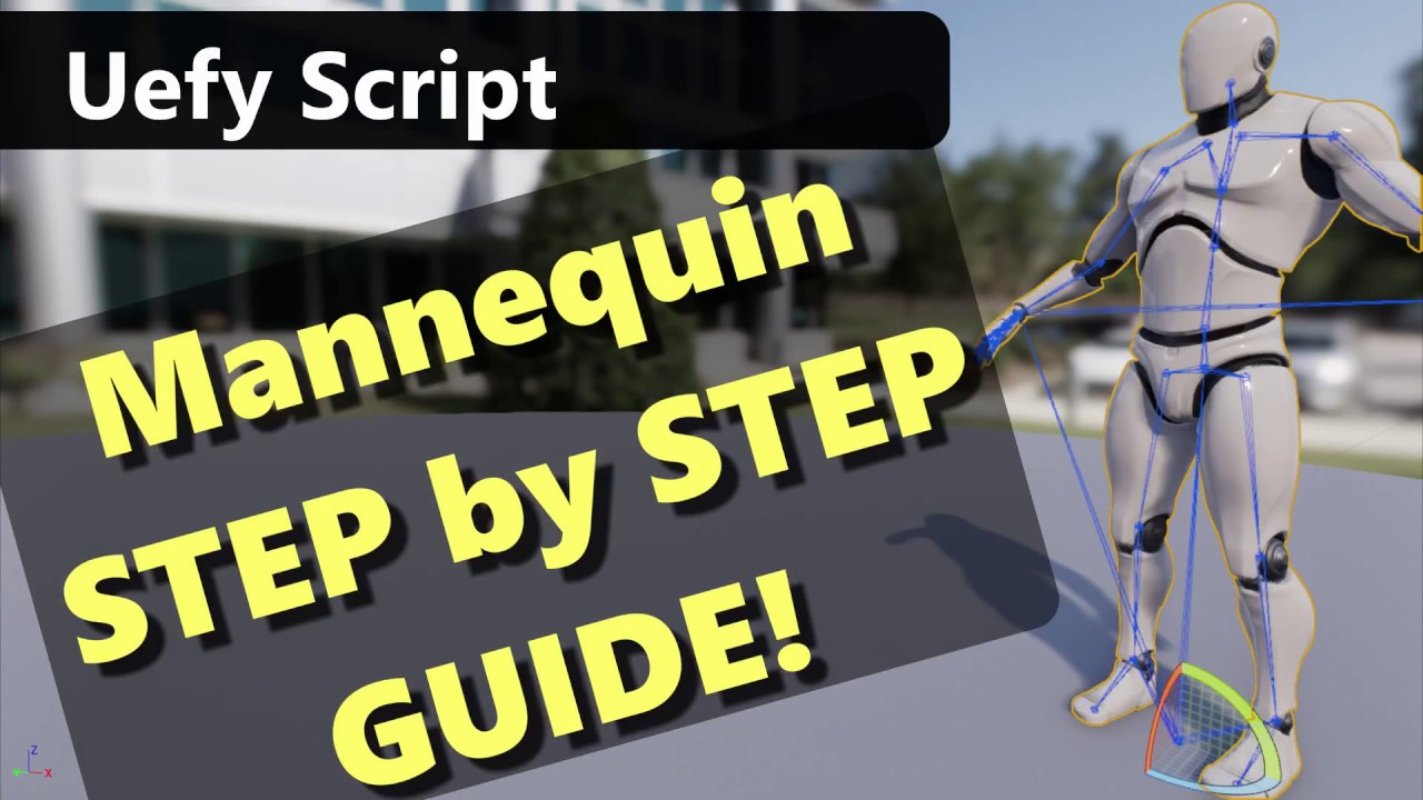 Rigging UE4 Mannequin with Blender 2.8 Rigify + Uefy 1.3