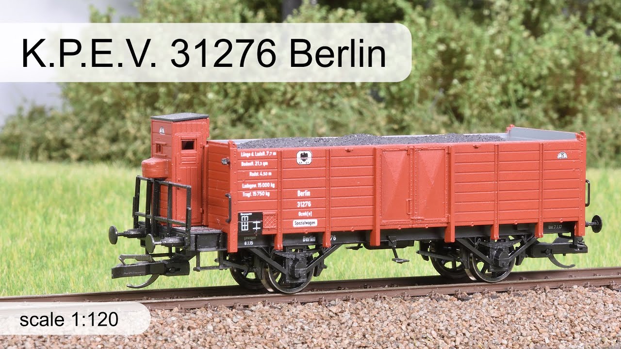 K.P.E.V. 31276 Berlin freight wagon built by Hädl 115540 (3/3) » #iwii