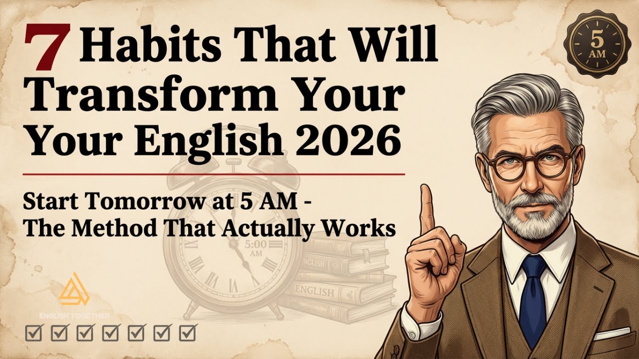 7 Habits That Will Transform Your English in 2026 || Graded Reader || Improve Your English Fluency ✅