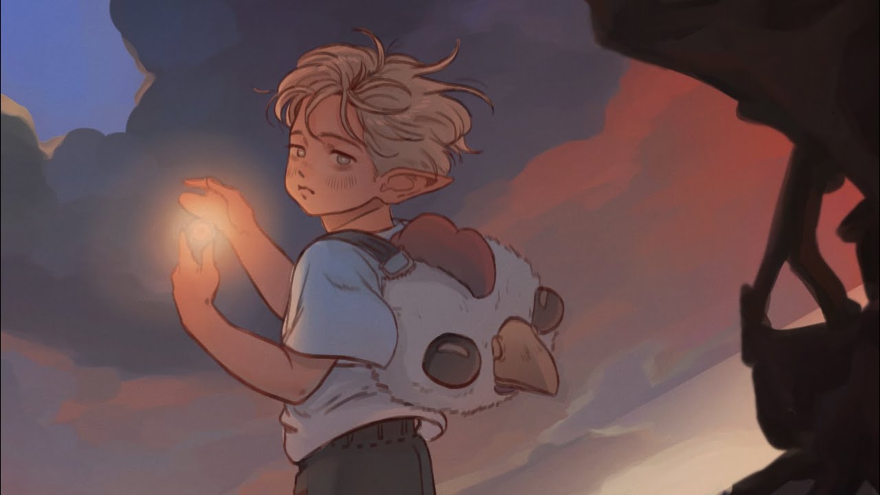 [ Timelapse ] Little Fairy // an evening digital art piece