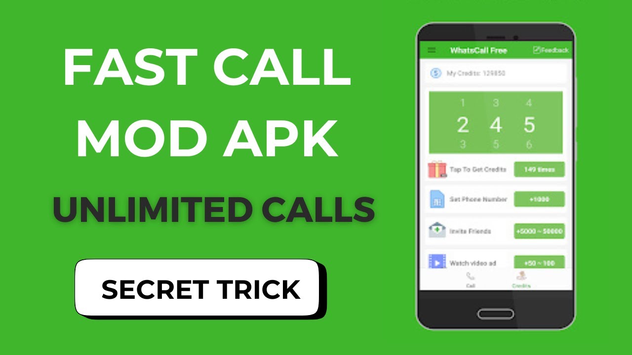 Fast Call Mod App | Fast Call Unlimited Credits | How to Get Unlimited Calls in Fast Call App 2026