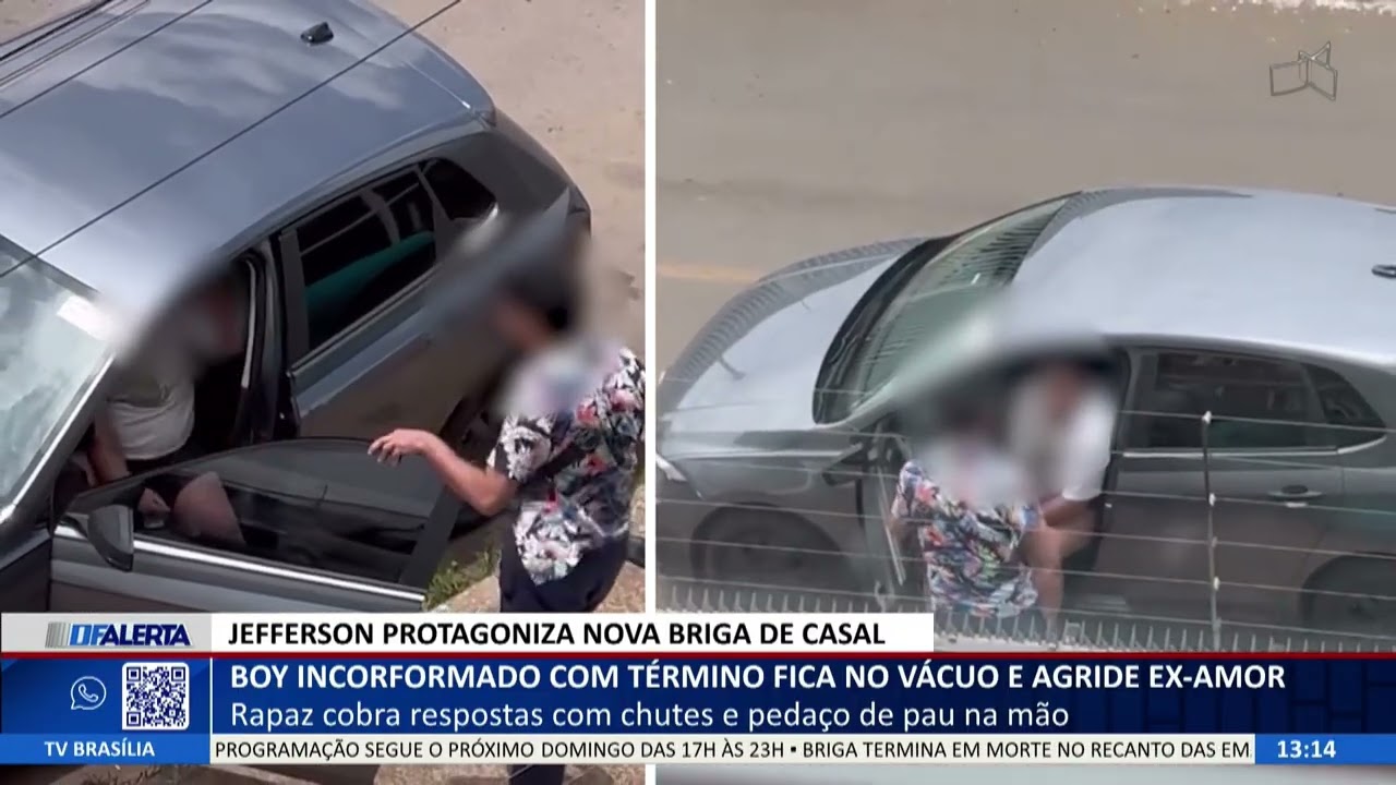 DF ALERTA - Boy incorformado com término fica no vácuo e agride ex-amor