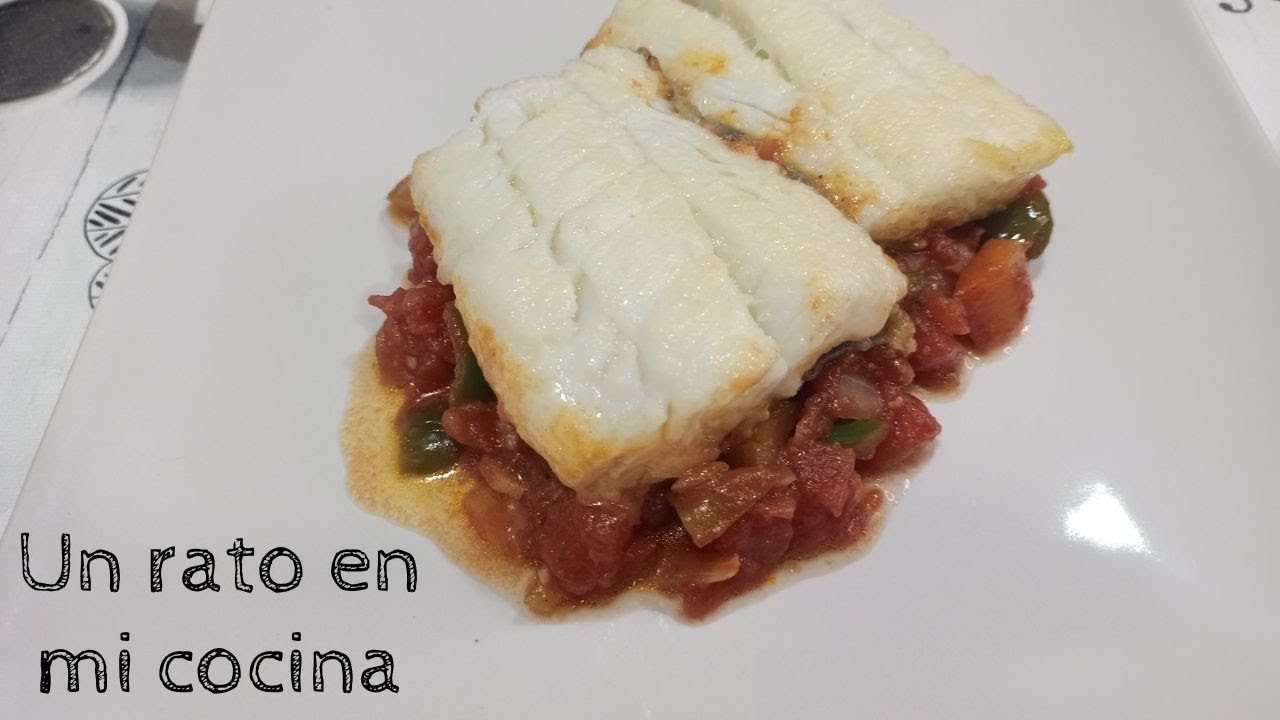 Como hacer BACALAO con TOMATE y pimientos (2021)