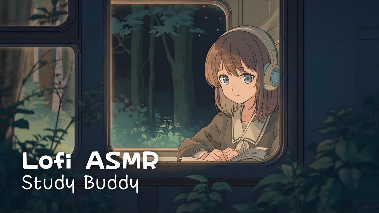 The Reader’s Carriage 🚆 Lofi Chillhop Study Beats with ASMR Whisper | Cozy Reading & Travel Focus
