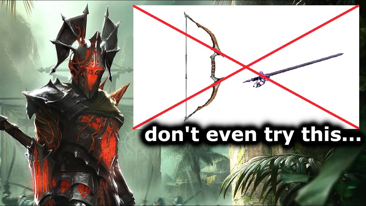 why Bow Rapier build is so bad now? | New World