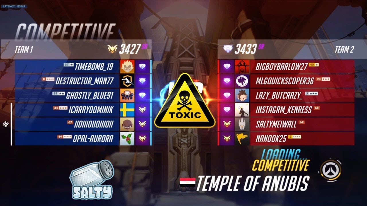 Another TOXIC Master RAGES (Overwatch Competitive)