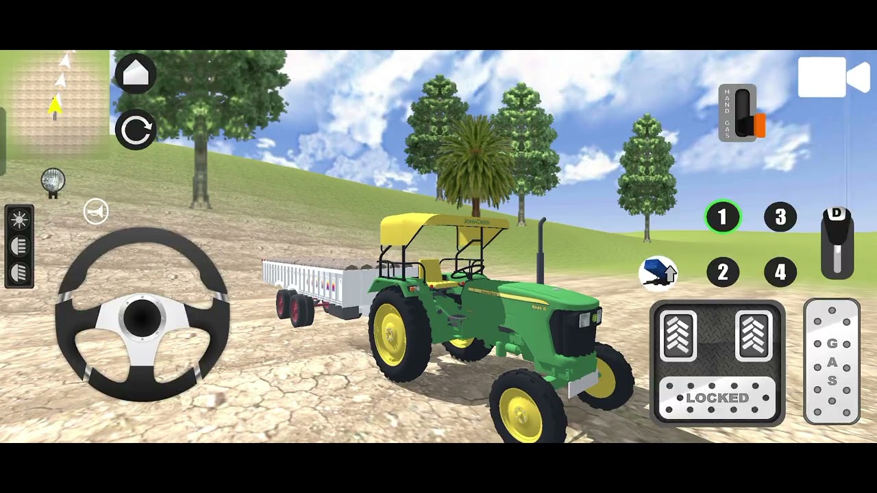 Playing Indian Tractor Simulator | Best Tractor Game For Android In 2026