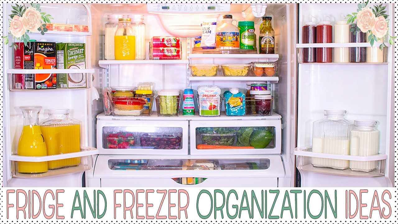 REFRIGERATOR AND FREEZER ORGANIZATION IDEAS || Shirlee Alicia
