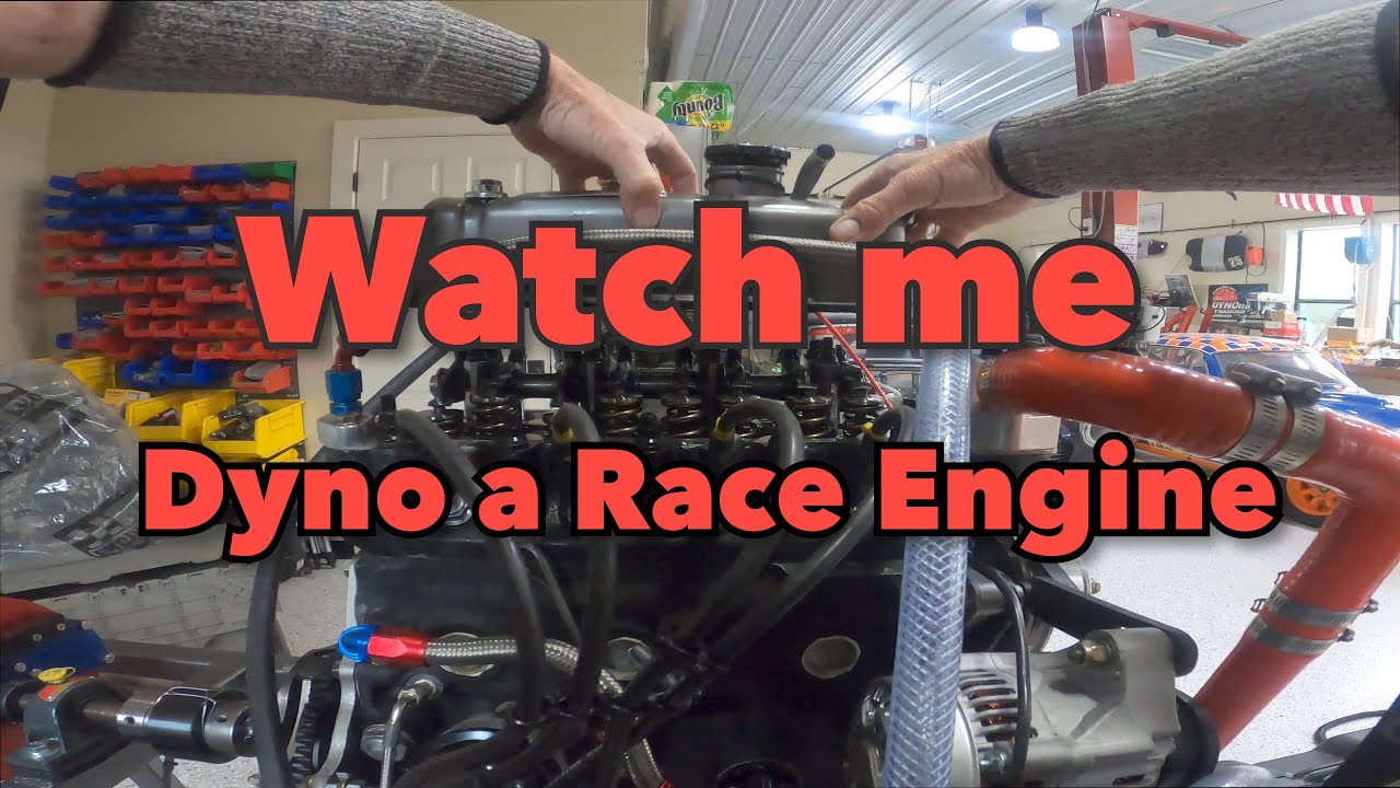 Watch me Dyno a 50+ year old race engine - and double the horsepower !