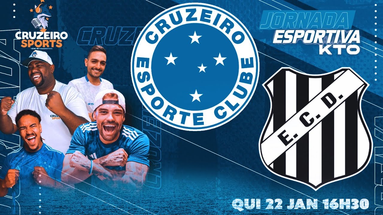 🔴 CRUZEIRO X DEMOCRATA | 4ª RODADA CAMPEONATO MINEIRO | JORNADA ESPORTIVA KTO CRUZEIRO SPORTS