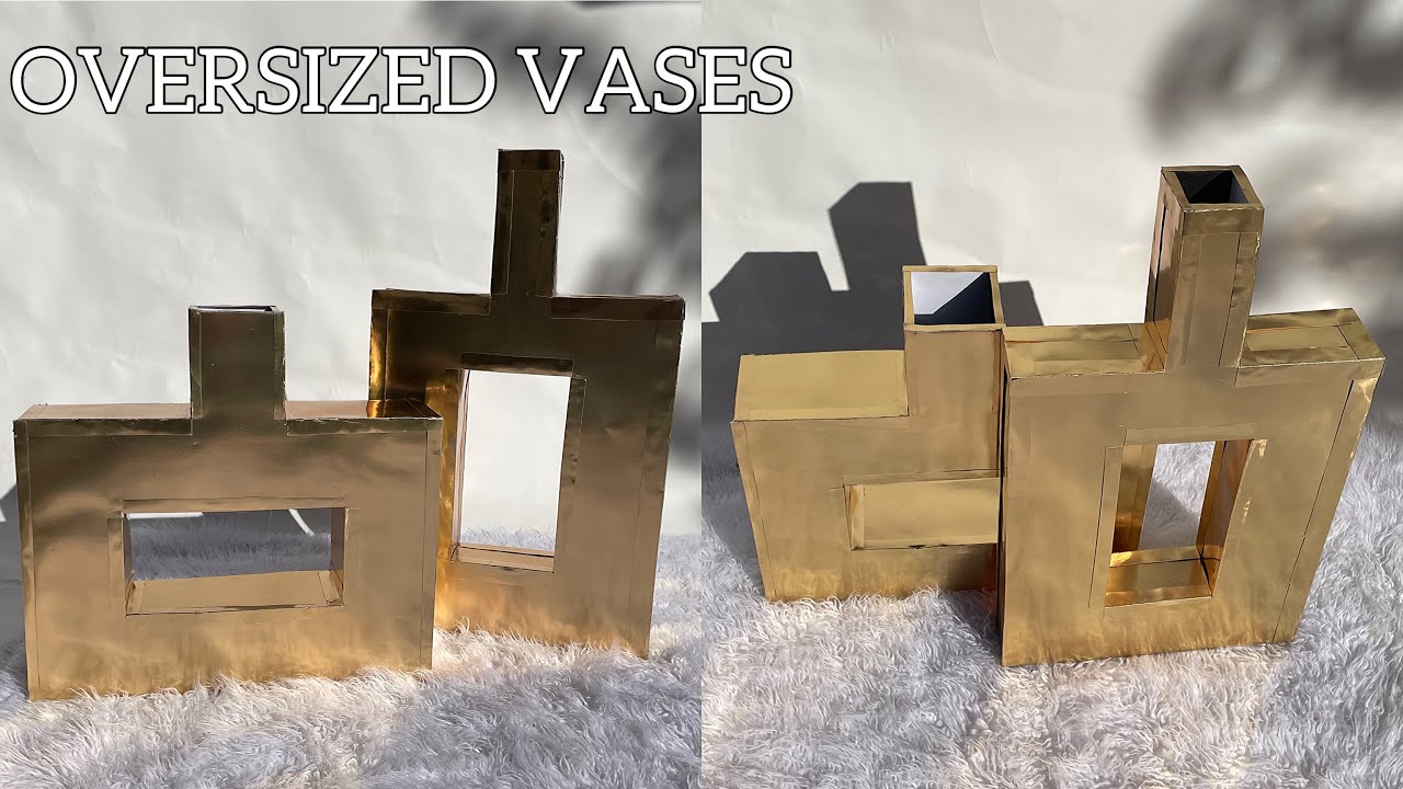 DIY IYANA VANZANT INSPIRED OVERSIZED VASES.