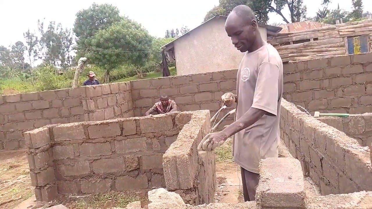 How classic solid blocks build a beautiful house 