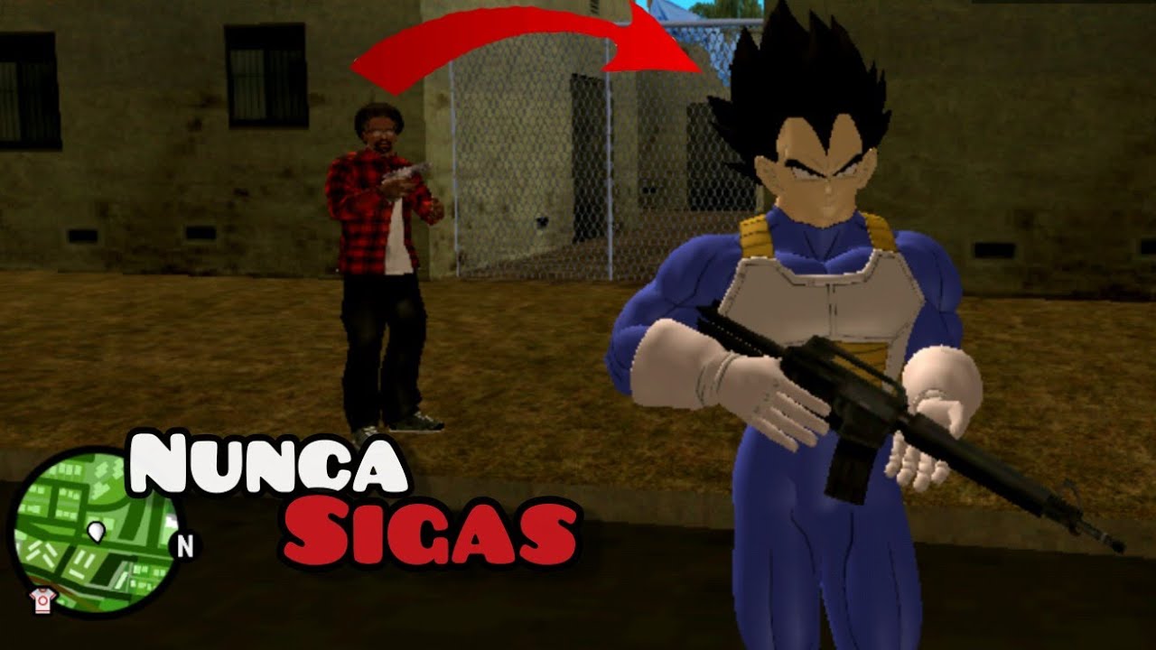Nunca Sigas A VEGETA En el GTA San Andreas O hará esto. Dimension loquendo