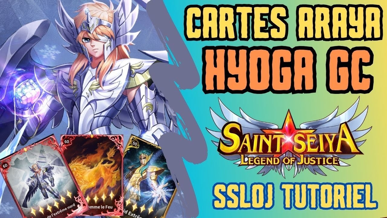 Saint Seiya Legend of justice:  Cartes Araya HYOGA GC