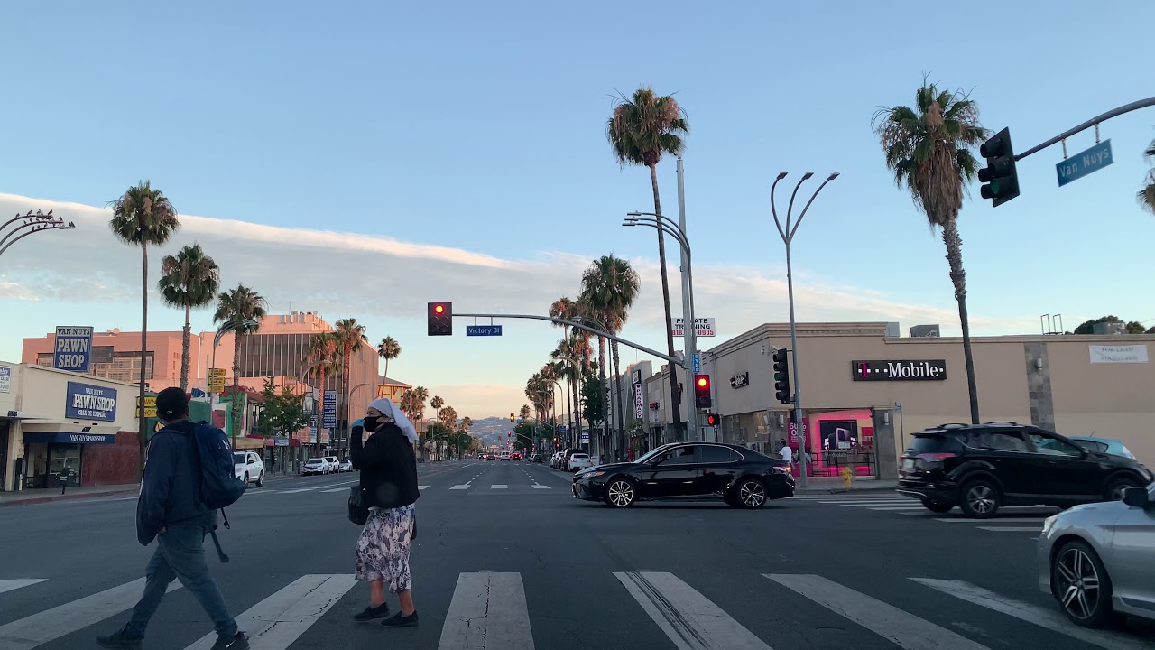 Driving Van Nuys California