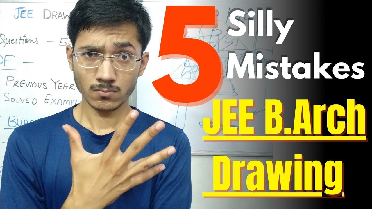 Avoid these 5 Mistakes in JEE (B.Arch) Drawing Test 2021 | b arch jee mains