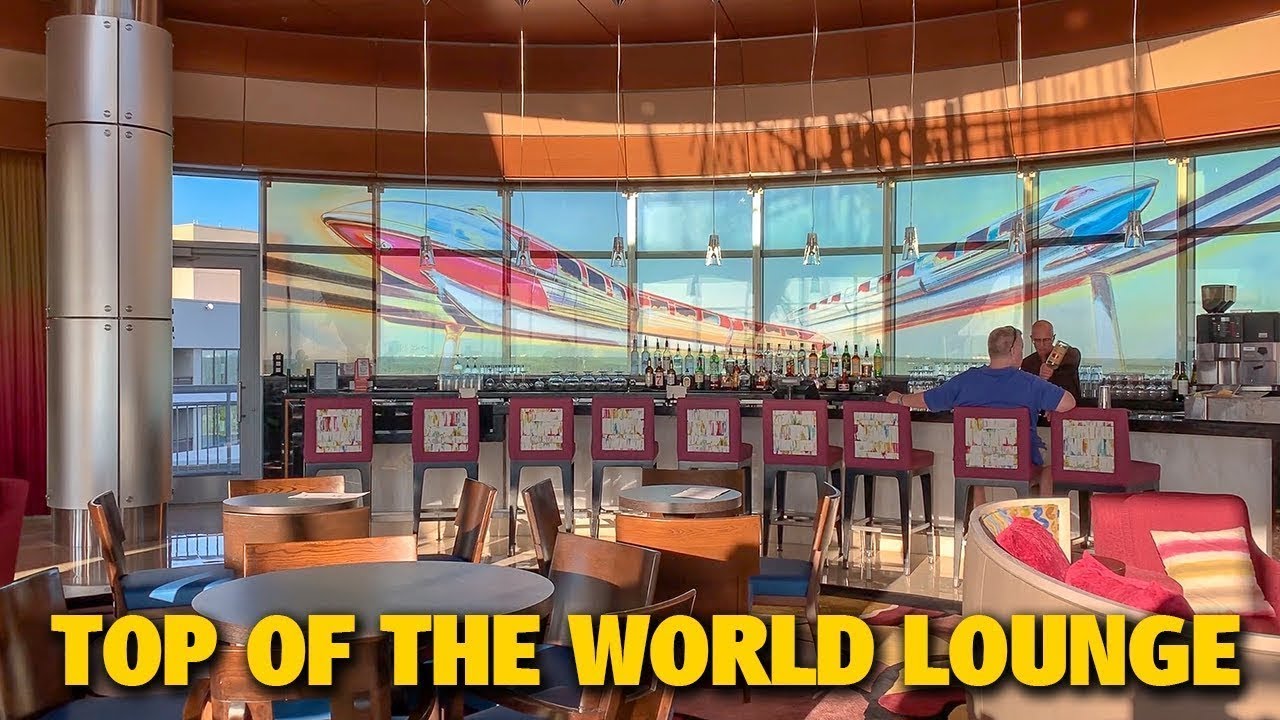 Top of the World Lounge Dining at Bay Lake Tower
