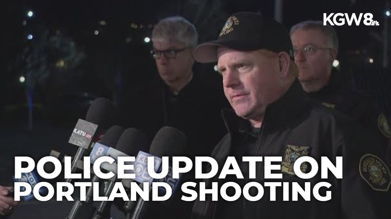 Press conference: Portland police chief updates on shooting that injured two officers